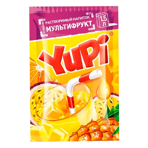 Растворимый напиток Yupi Мультифрукт   12гр