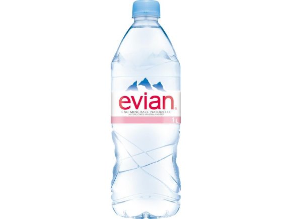 Вода EVIAN минеральная негазированная 1л