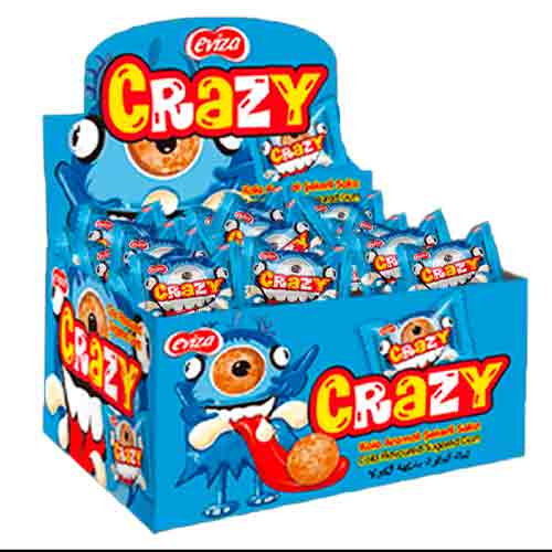 Кислая жвачка Crazy gum Cola 3.5гр