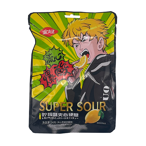 Конфеты SUPER SOUR Лимон    24гр