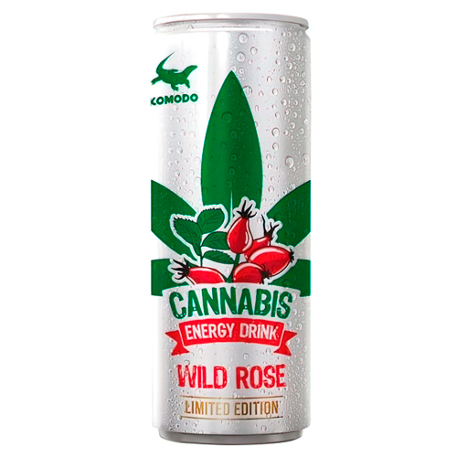 Энергетический напиток KOMODO Cannabis Wild Rose 250мл