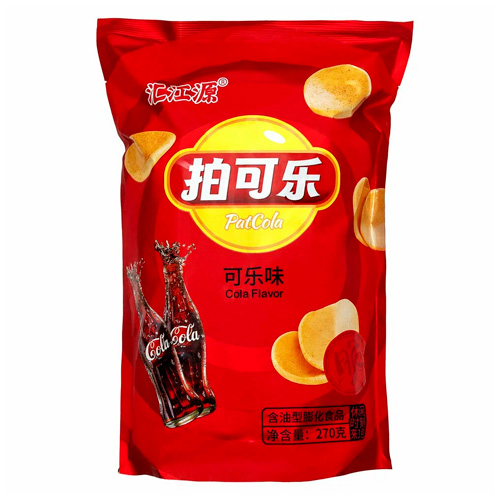 Чипсы Huijiangyuan Cola   270гр