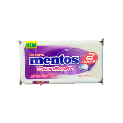 Жев.конфета Mentos Berry Mint   21гр