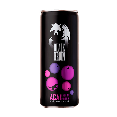 Энергетический напиток Black Bruin 250мл. Асаи