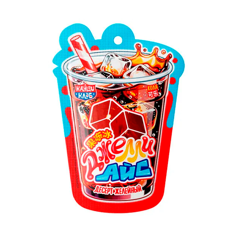 Десерт желейный Канди Клаб «Джелли айс», вкус ассорти   65гр