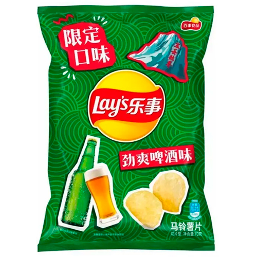 Чипсы Lay's Beer Flavor   70гр