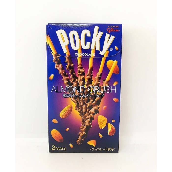 Бисквитные палочки Pocky в шоколаде с кусочками Миндаля   48гр