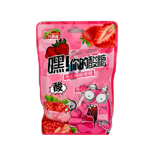 Конфеты Anshiya Sour Sugar Strawberry 25гр.