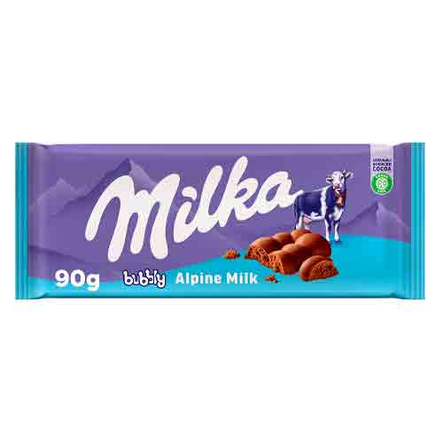 Шоколад Milka Bubbly Alpine Milk   100гр