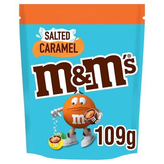 m&m salted caramel 109гр