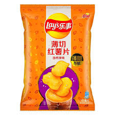 Чипсы Lay's thin-cut sweet potato chips   Natural Original flavour  60гр