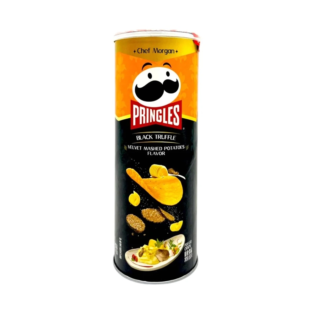 Чипсы Pringles Black Truffle Velvet Mashed Potatoes flavor Potato Crisps   80гр