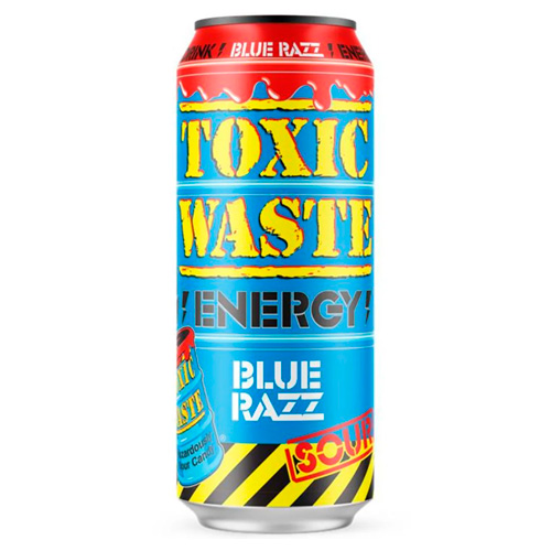 Энергетический напиток Toxic Waste Sour Blue Razz м  500мл