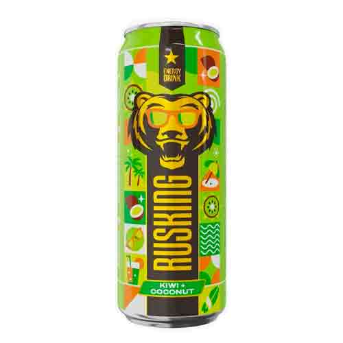 Энергетический напиток Rusking Kiwi-Coconut 450мл