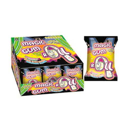 Жев.резинка JOJO Magic gum roll with collectable stick   15гр