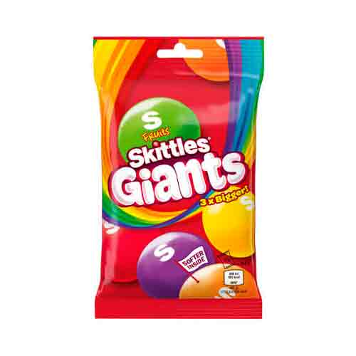 Драже Skittles Giants Fruit Sweet Bag   116гр