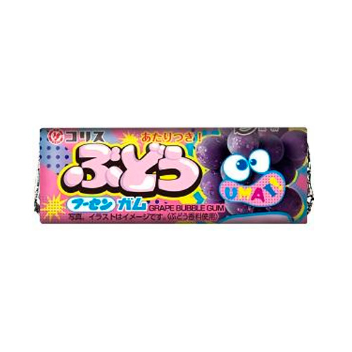 Жев.резинка Coris Grape Bubble Gum   11гр