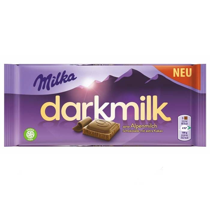 Шоколад Milka Dark milk   85гр