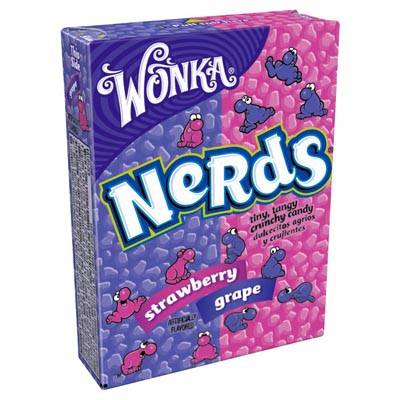Конфеты Wonka Nerds виноград и клубника    46гр