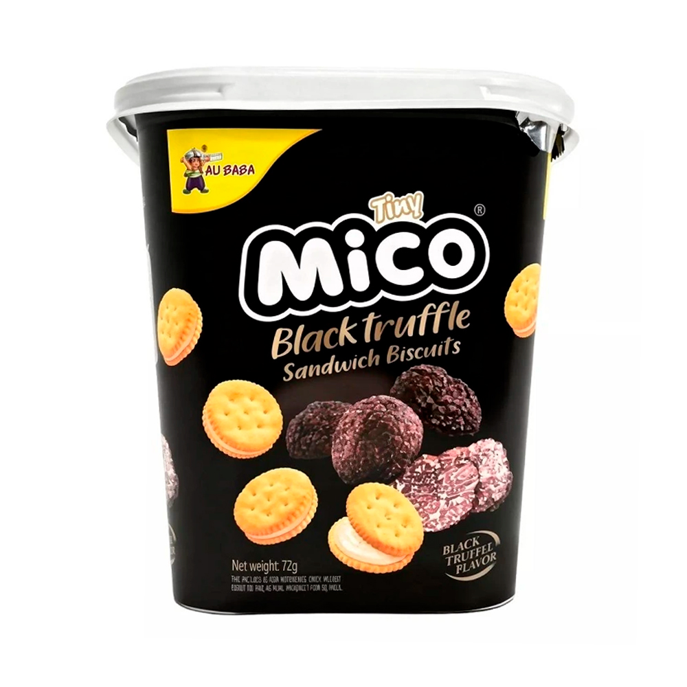 Печенье Tiny Mico Black Truffle Sandwich Biscuits   72гр