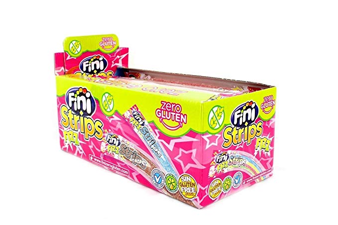 мармелад жевательный Fini Filled Strips Strawberry 12 гр.