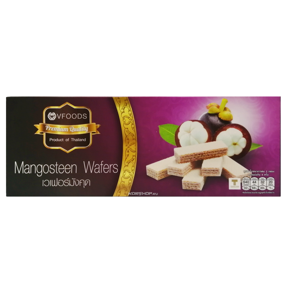 VFOODS Вафли с добавлением мангостина 120гр