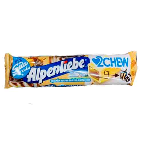 Жев.конфеты Alpenliebe 2 Chew Black Sugar Milk Tea 24.5гр