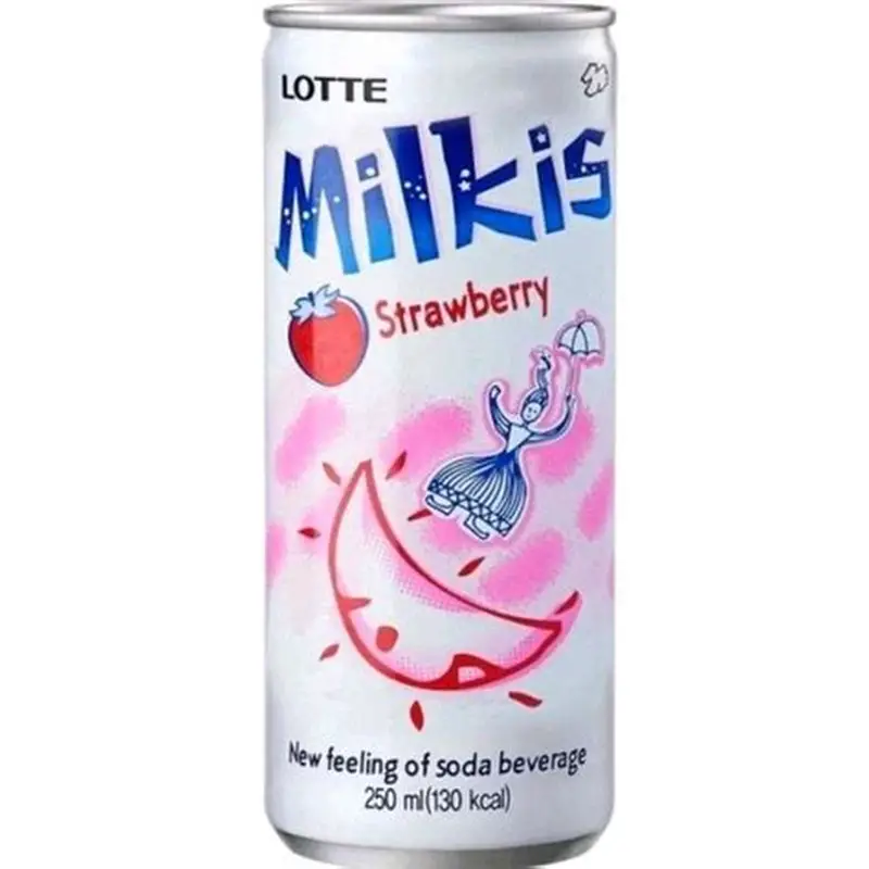Газ.напиток Lotte Milkis Strawberry   250мл