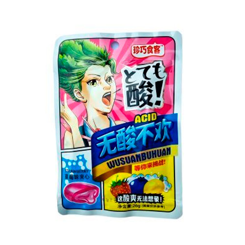 Конфеты Acid Wusuanbuhuan fruit mix 26гр