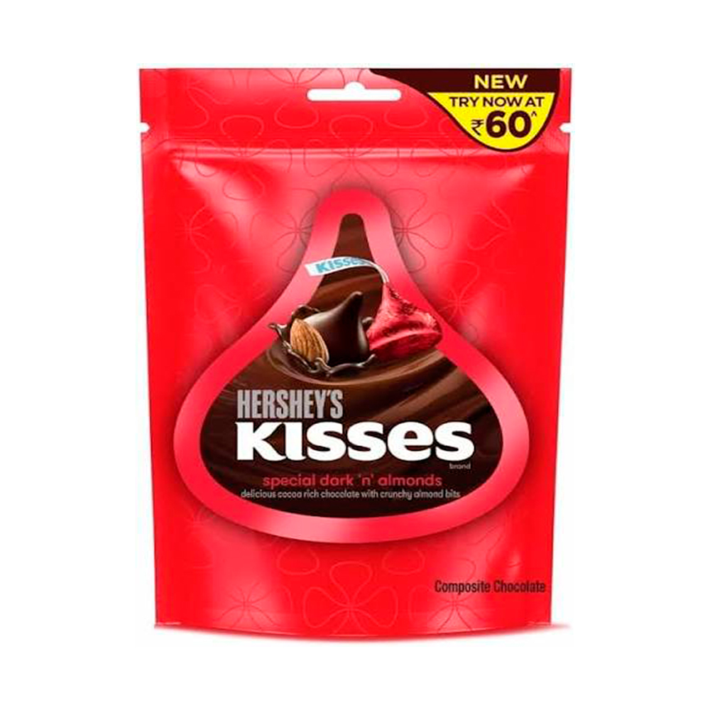 Шоколад Hershey's Kisses Dark Chocolate   33,6гр