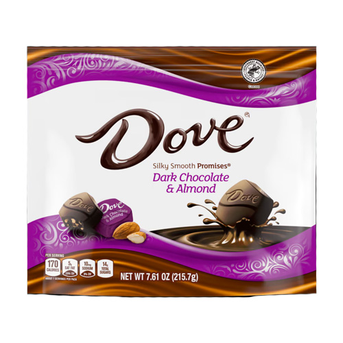 Шоколад Dove Promises Dark Chocolate & Almond, 215,7гр