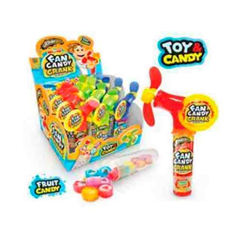 Игрушка Вентилятор Johny Bee Crank (заводной) с драже 16гр