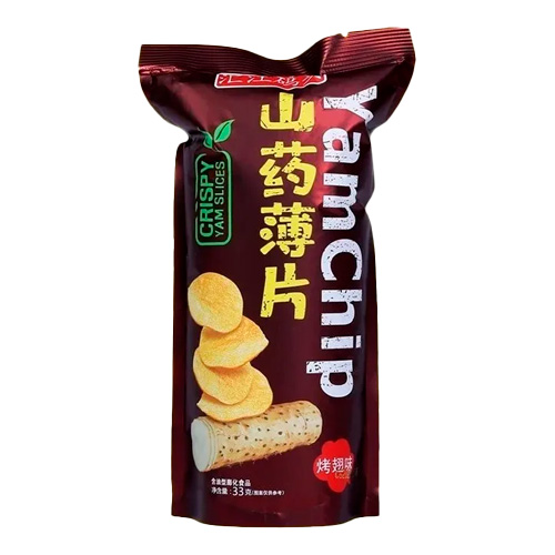 Чипсы YamChip хрустящие со вкусом барбекю   33гр