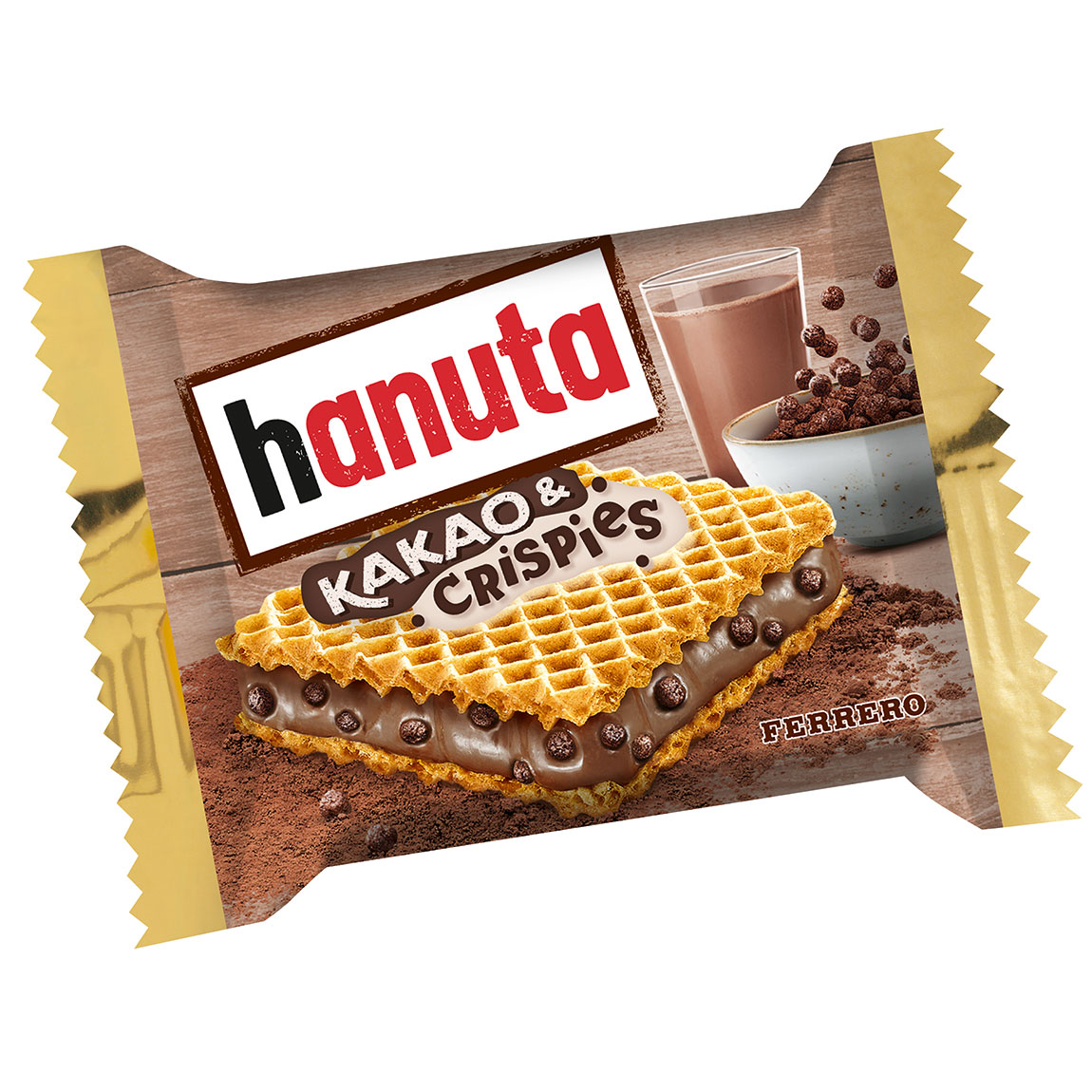 Вафли Hanuta Cocoa & Crispy 220гр.
