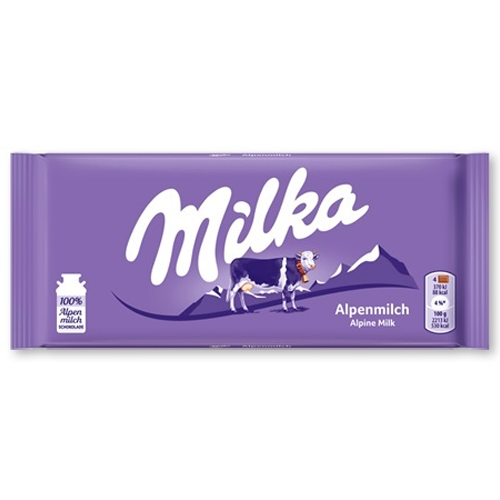 Шоколад Milka Alpine milk   100гр