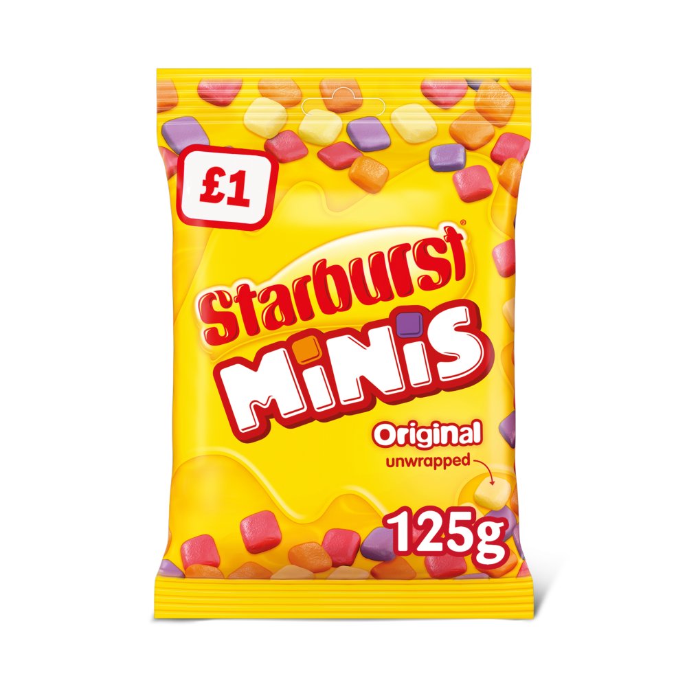 Жев.драже  Starburst  MINIS ORIGINAL    125гр