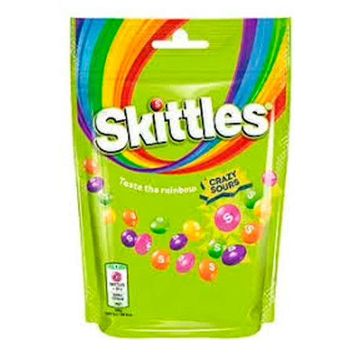 Драже Skittles Crazy Sour   136гр