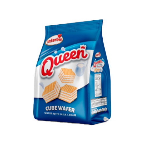Вафли с начинкой со вкусом молока Queen Cube Milk 175г