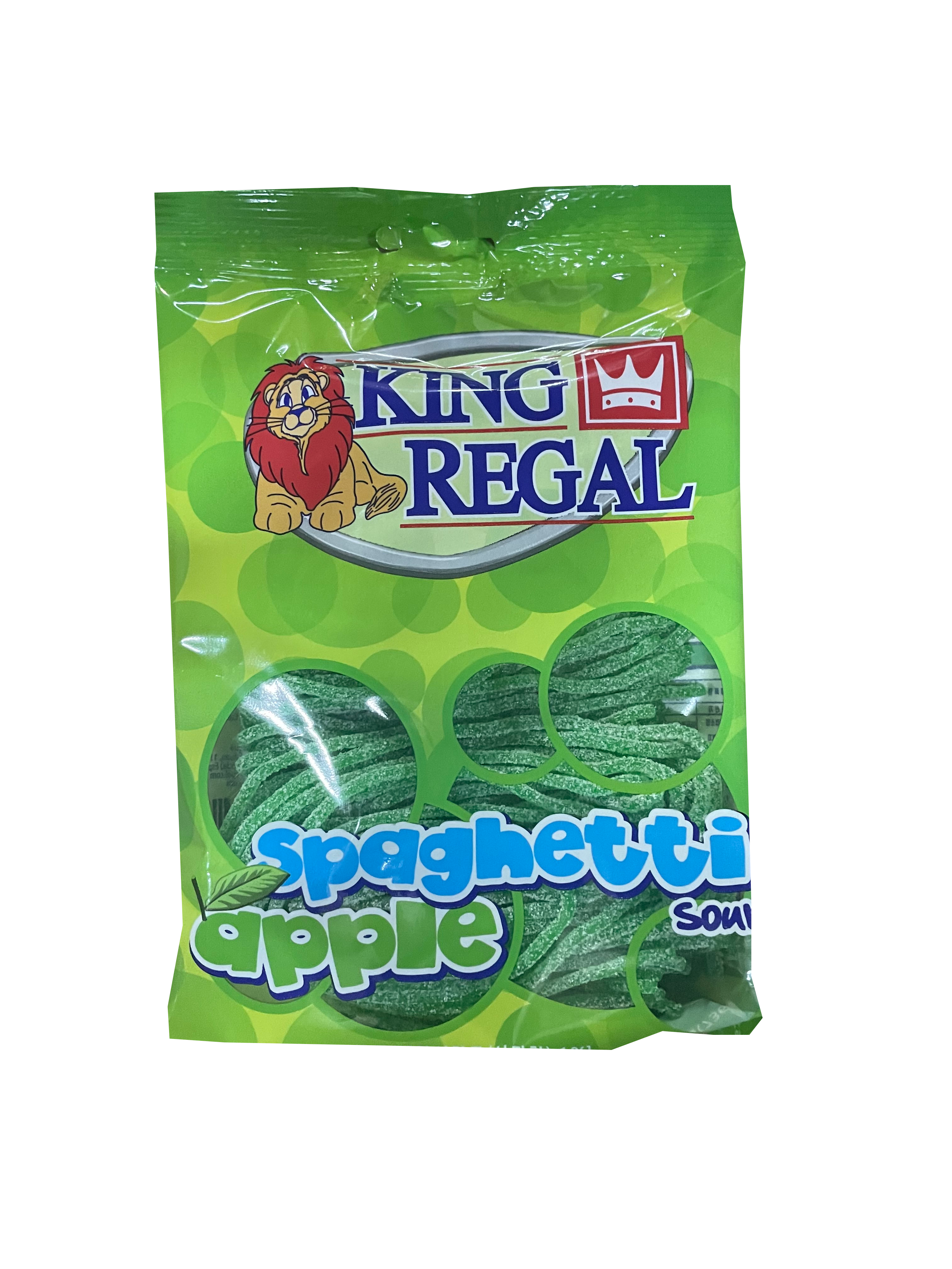 Мармелад King Regal Спагетти Кисло-Яблочные 200гр