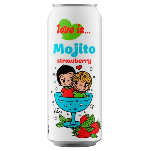 Газ.напиток Love is Мохито со вкусом клубники 450мл