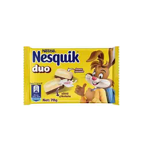 Шоколад Nestle DUO белый и молочный   70гр