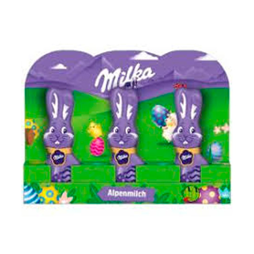 Шоколад фигурный Milka зайцы   45гр