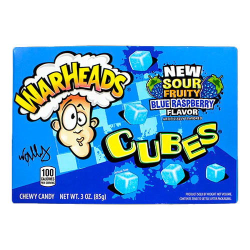 Жев.конфета Warheads Blue Raspberry   85гр