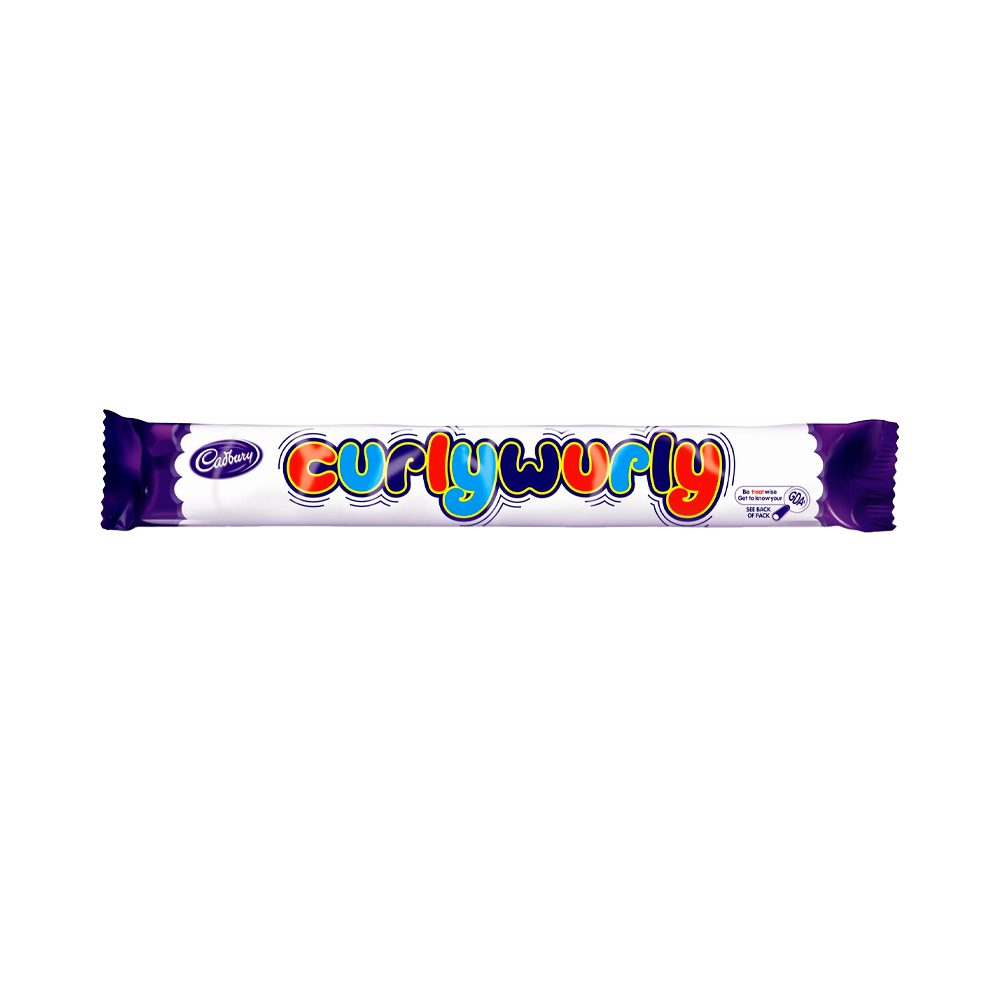 Шоколадные батончики Cadbury CURLYWURLY    21,5гр