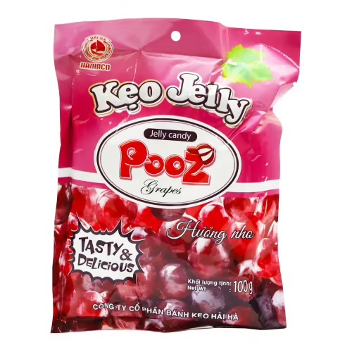 Жев. конфеты Pooz со вкусом винограда 100гр