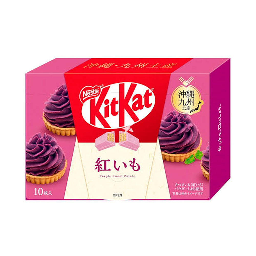 Шоколадные батончики KitKat mini Purple Sweet Potato    116гр