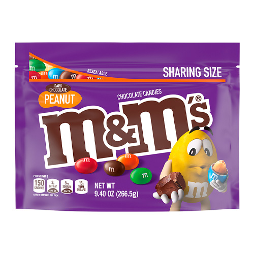 Драже M&M's Peanut Dark Chocolate 266,5гр