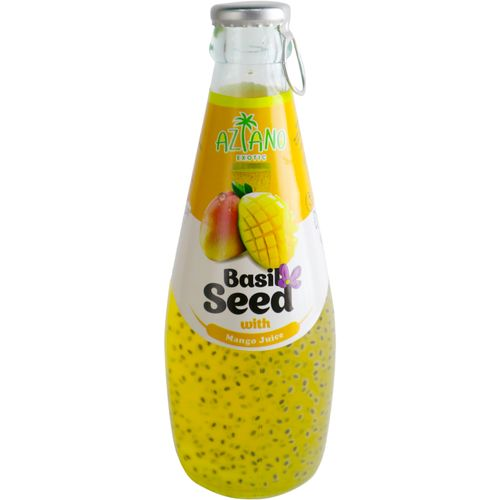Нектар Aziano Mango Juice with Basil Seed   290мл