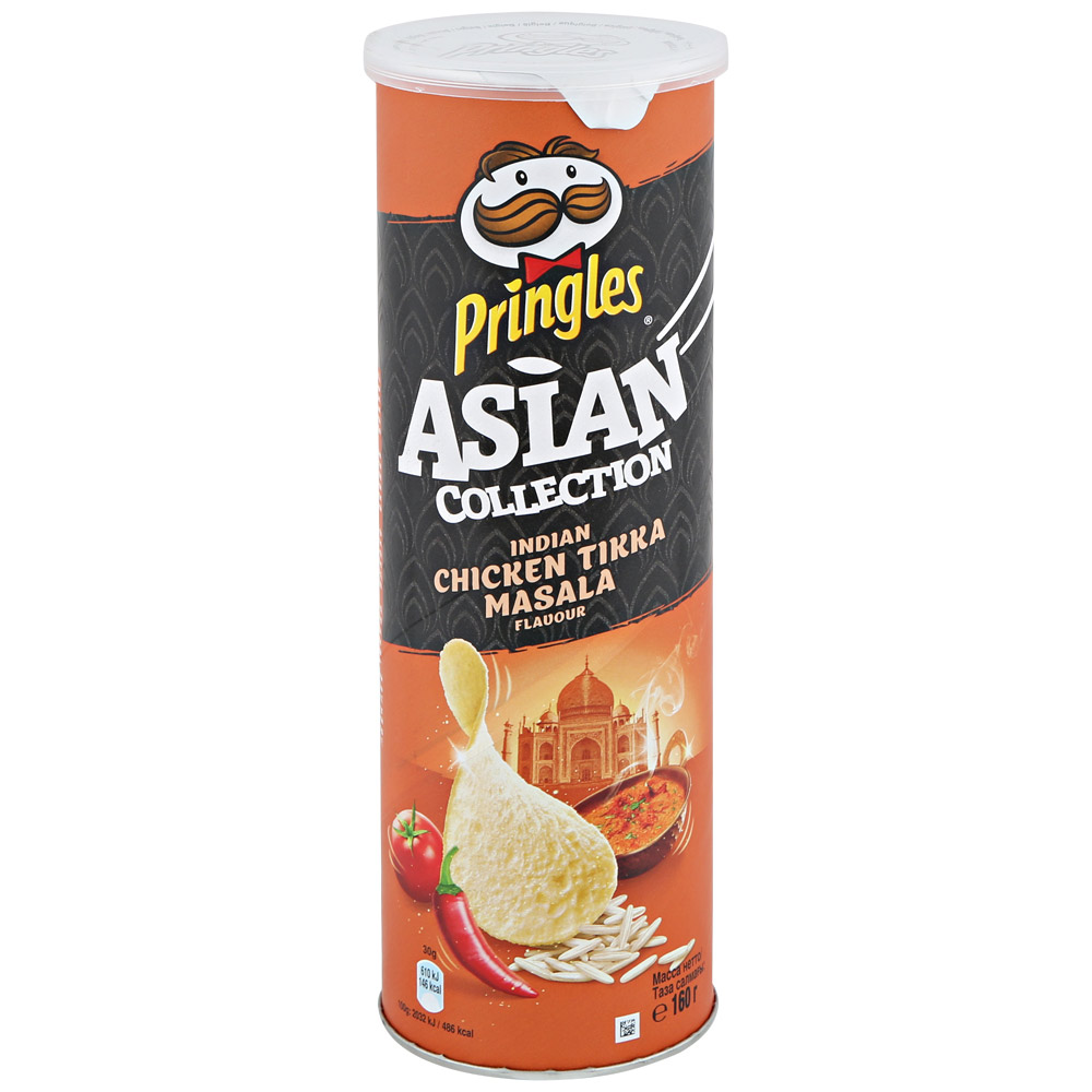 Чипсы Pringles РАЙС со вкусом Цыпленка Тандури и Масала   160гр