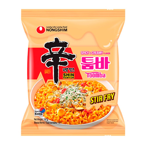 Лапша Nongshim Shin Ramyun Toomba Spicy & Creamy Flavor   137гр